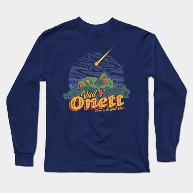 Visit Onett Long Sleeve T-Shirt by wonderjosh3000